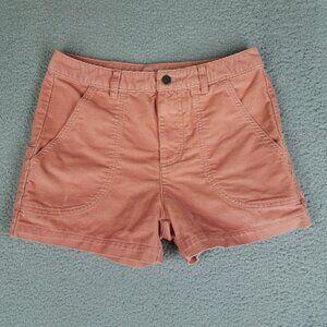 Patagonia Cord Stand Up Shorts Women's 6 Organic Cotton Pink Corduroy Casual 3"